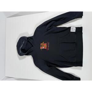 HUF x Budweiser Black Eagle Hoodie Embroidered Logo Size M